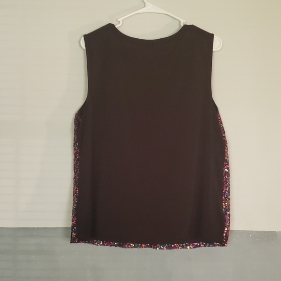 Sparkly Sequin Top. Multicolor. Plus size. - Picture 6 of 7